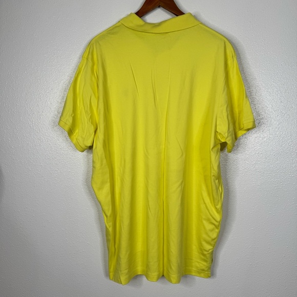 U.S. Polo Assn Yellow Luxury Feel Polo Shirt Size XXL - Picture 2 of 3